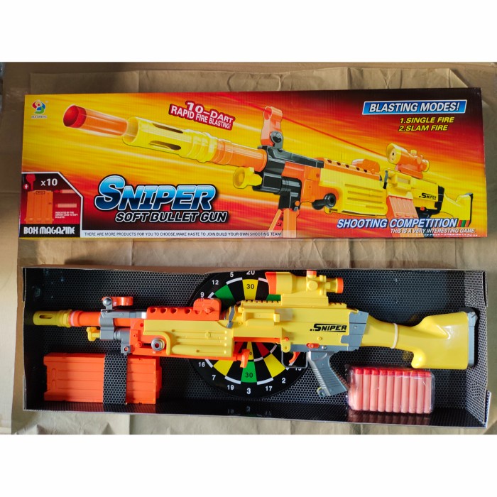 Jual Aneka Nerf Sniper Mega Terlengkap - Harga Murah Desember 2023