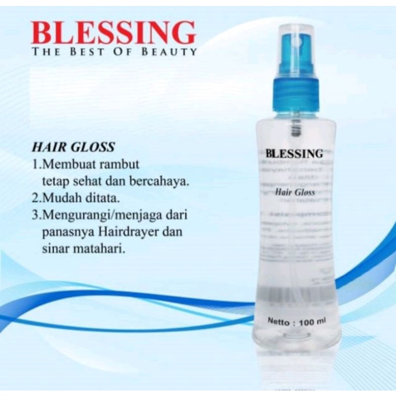 Jual Blessing Hair Gloss Serum 100ml - vitamin rambut blessing ...