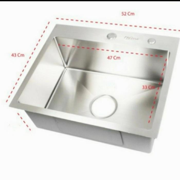 Jual Kitchen Sink Thsink Paket Lengkap Bak Cuci Piring Stainless