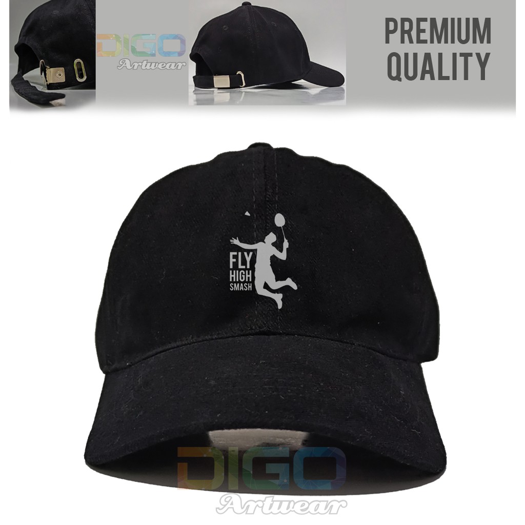 Jual Cod Topi badminton premium baseball raffel cakop besi cap hat ...