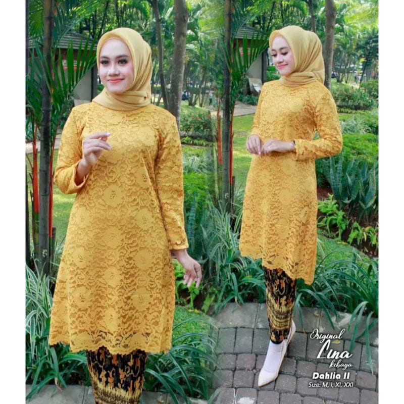 Jual Stelan Kebaya Tunik / Kebaya Brukat / Kebaya Pesta / Kebaya Modern ...