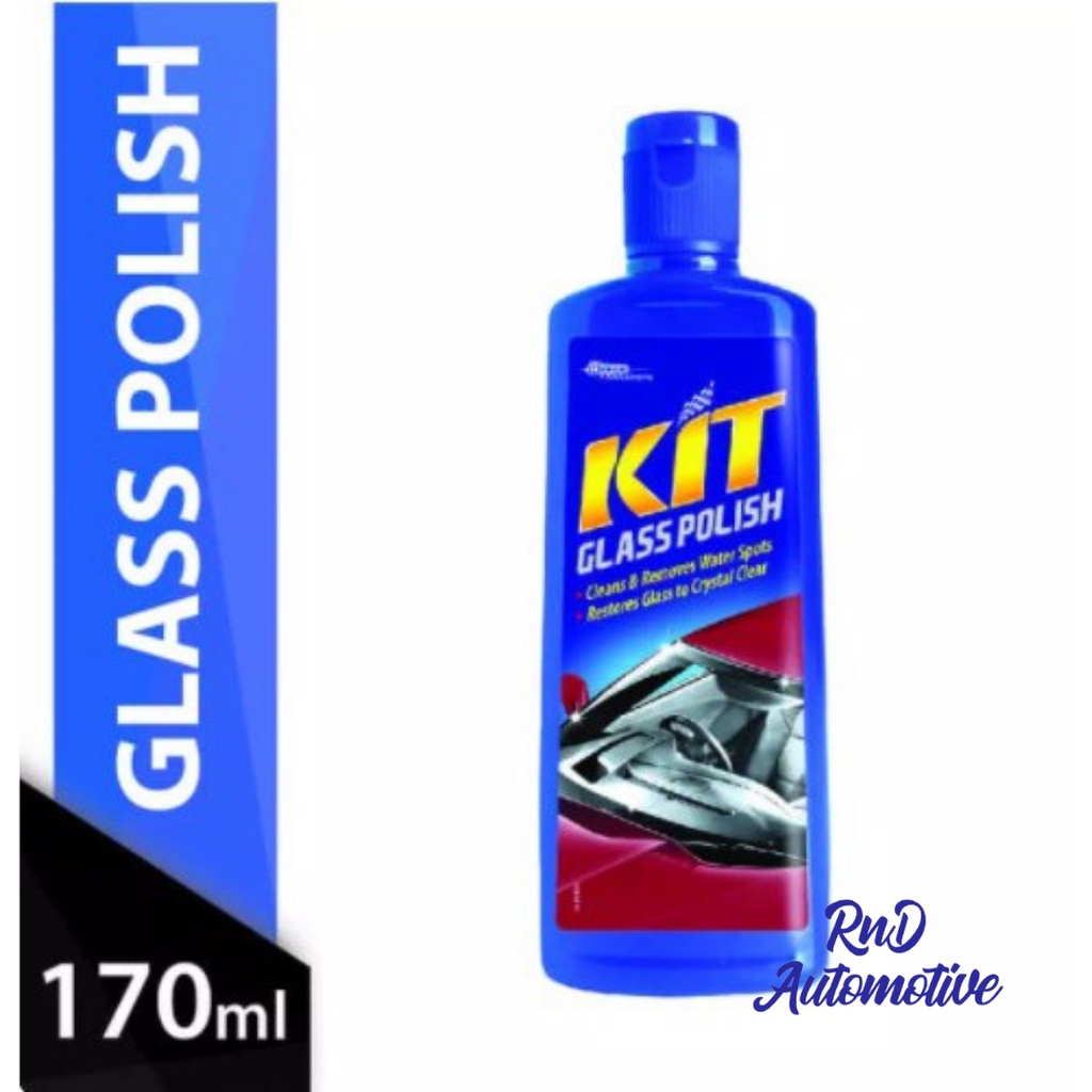 Jual KIT Glass Polish Removes Water Spots Glass to Crystal Clear 170ml