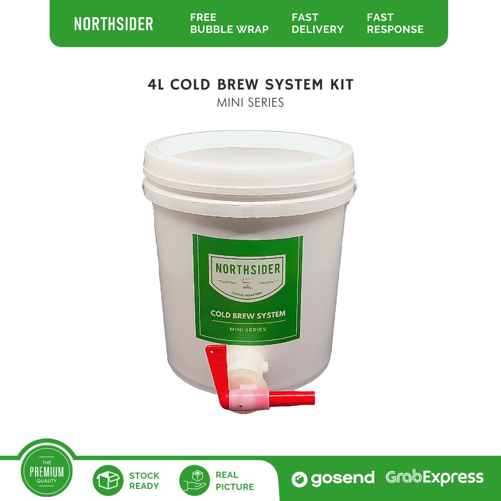 Jual Northsider Cold brew coffee fermentation bucket+filter 4l mini