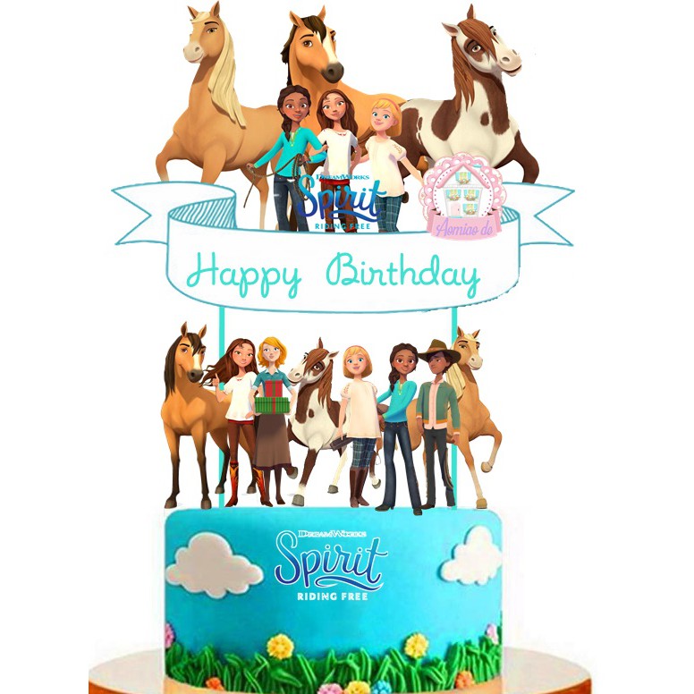 Jual Spirit Riding Free Cake Topper | Shopee Indonesia