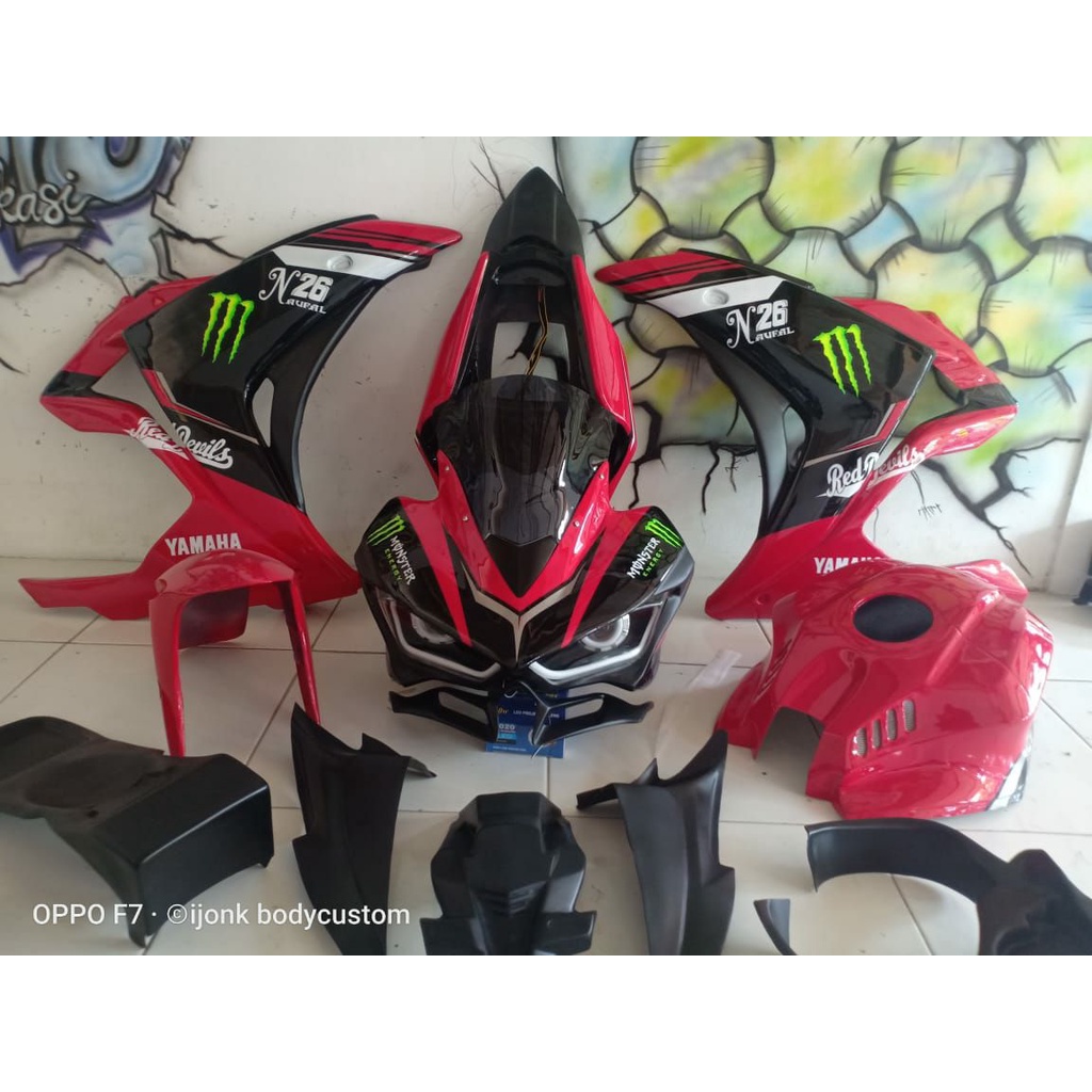 Jual Fairing Vixion Old Model R Fulfairing Vixion R Fullbody Custom Vixion Model R