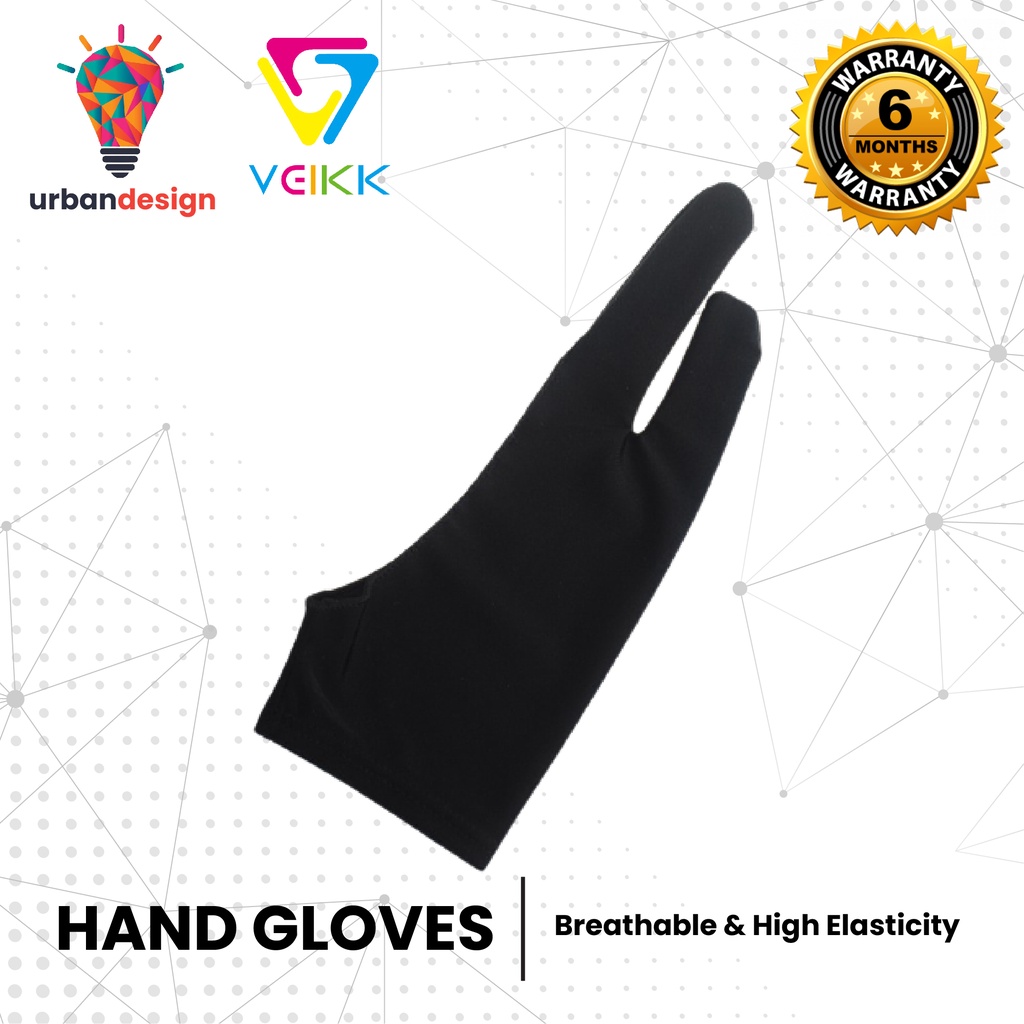 Jual GLOVE Artist Drawing 2 finger digital tablet writing gloves Huion