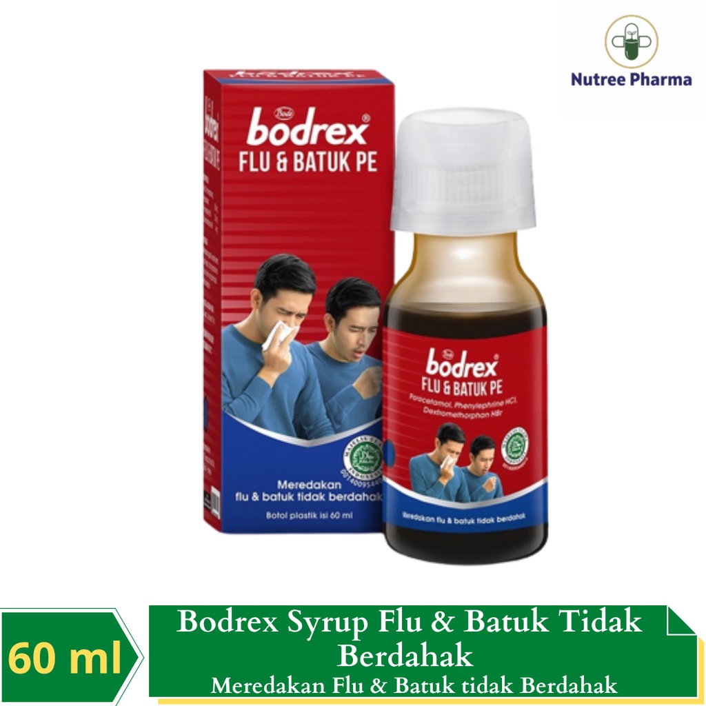 Jual BODREX FLU BATUK TIDAK BERDAHAK SYRUP 60 ML | Shopee Indonesia