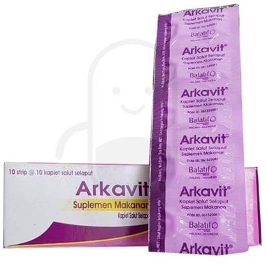 Jual ARKAVIT VITAMIN SATU STRIP | Shopee Indonesia
