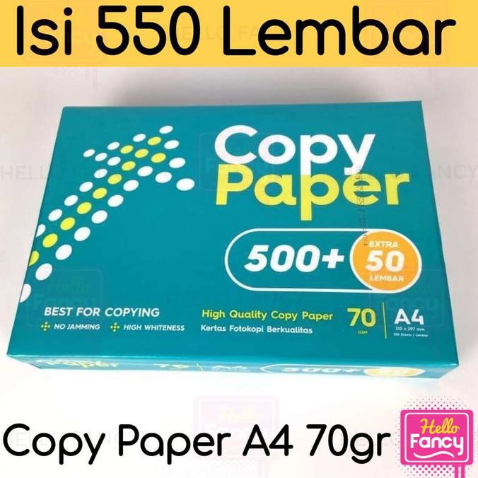 Jual Kertas HVS A4 70 gr Copy Paper 1 Rim / 70gr | Shopee Indonesia
