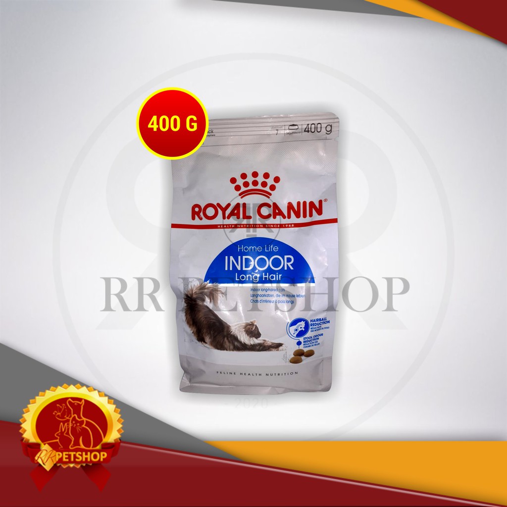 Jual Makanan Kucing Cat Food Royal Canin Indoor Cat Long Hair 400 Gram