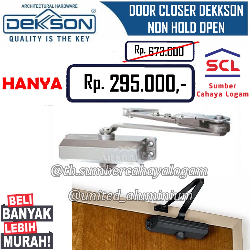 Jual Door Closer Dekkson Dekson Dcl 300 Nho Penutup Pintu Kayu ...