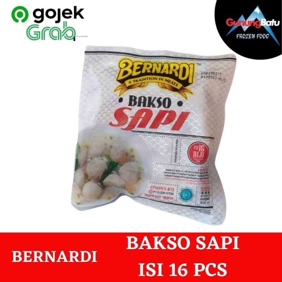 Jual Bernardi Bakso Sapi 16 Pcs 150 Gram Baso Sapi Shopee Indonesia