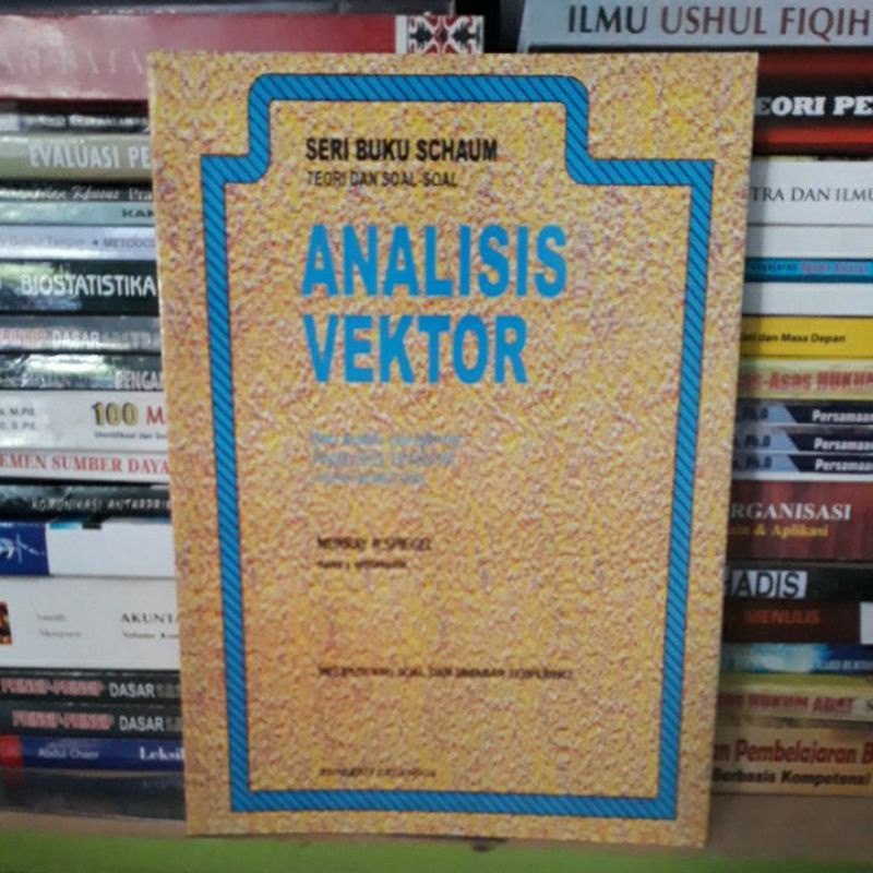 Jual Buku Analidis Vektor Seri Scaum Teori Dan Seri Soal Soal Pengarang