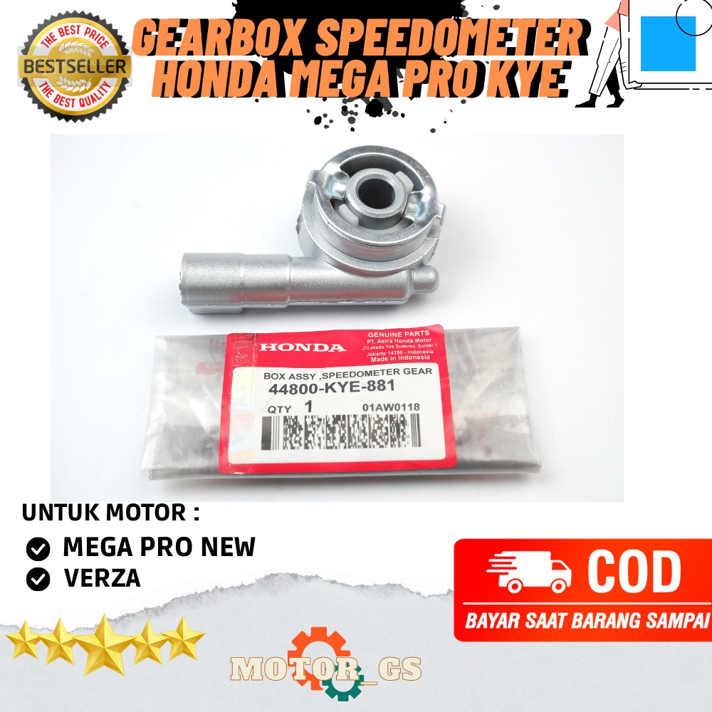 Jual GEAR BOX GIR BOX SPEEDOMETER KILOMETER HONDA MEGA PRO NEW & VERZA ...