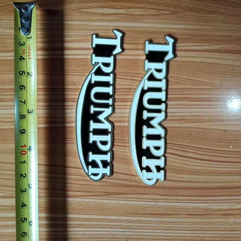 Jual Emblem Amblim Logo Tangki Triumph Plat Shopee Indonesia