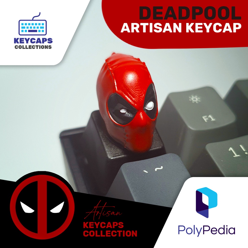 Jual Deadpool Artisan Keycaps Keyboard Mechanical | Shopee Indonesia