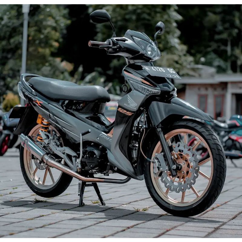 Jual Striping Lis Sticker Standar Ori Honda Supra X 125 fi 2009