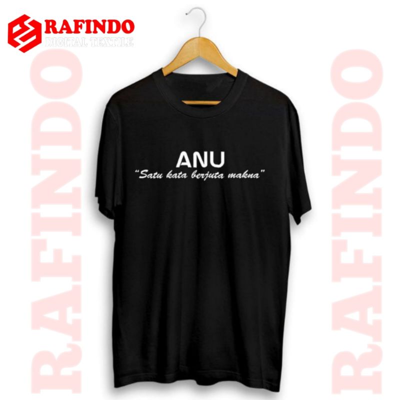 Jual Baju Kaos T Shirt Desain Custom Kata Kata Unik Anu Free Desain Kata Kata Custom Dari