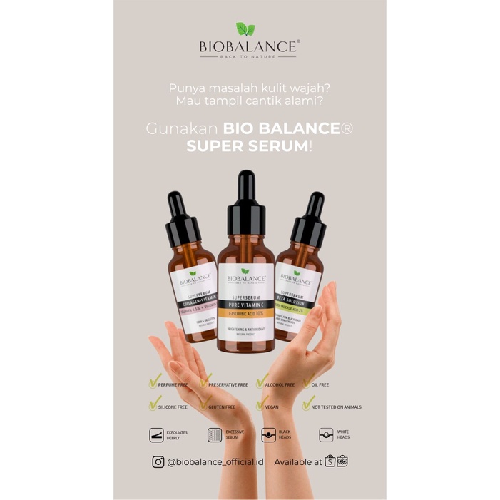 Jual BIO BALANCE SERUM PAKET SERI LENGKAP (@1 botol) | Shopee Indonesia