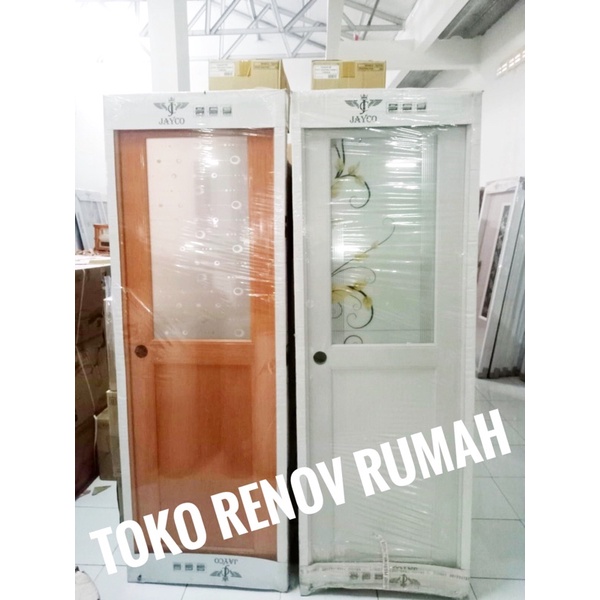 Jual Pintu Pvc Jayco Setengah Kaca Pintu Pvc Kamar Mandi Pintu Ruangan Pintu Kamar 1344