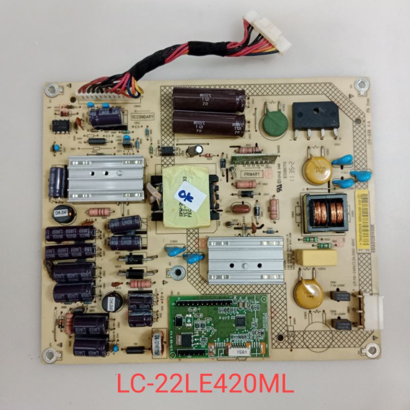 Carte D'Alimentation SHARP LC-48CFE4042E - PSU MIP550S-DX2 / PSU-1363s112540