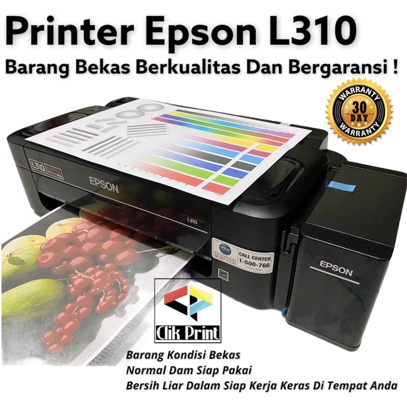 Jual Printer epson L310 print only second | Shopee Indonesia