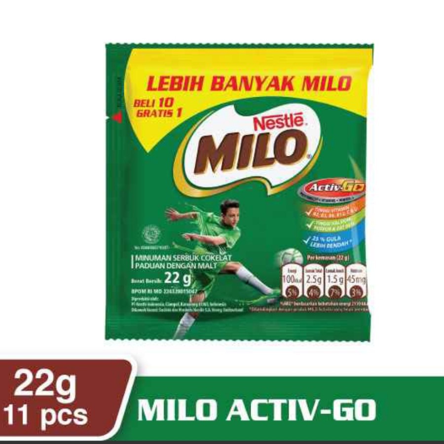 Jual Susu MILO ACTIVE GO /Sacet Milo Active-Go / Milo Active Go Sachet ...