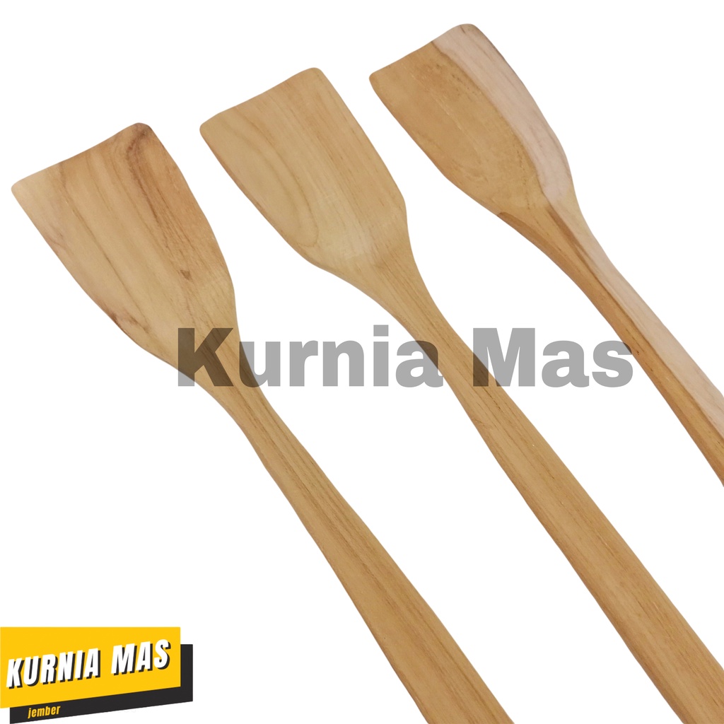 Jual Asli Kayu Jati Sutil Spatula Kayu Jati Sodet Panjang Cm Shopee Indonesia