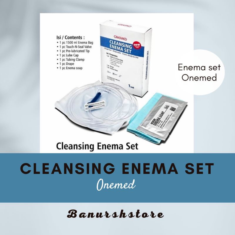 Jual cleansing enema set onemed/ set enema kit Shopee Indonesia