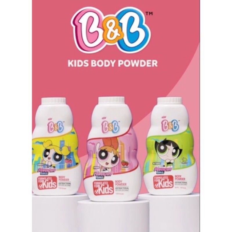 Jual B&B Kids Body Powder 60gr | Shopee Indonesia