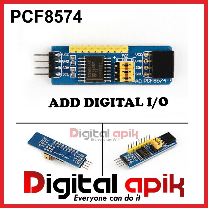 Jual PCF8574 PCF 8574 Module I2C IO Expander PCF8574T Arduino Raspberry ...