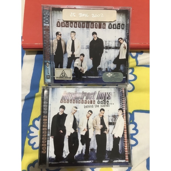 Jual BACKSTREET BOYS CD ALBUM BACKSTREET’S BACK VCD BEHIND THE SCENES ...