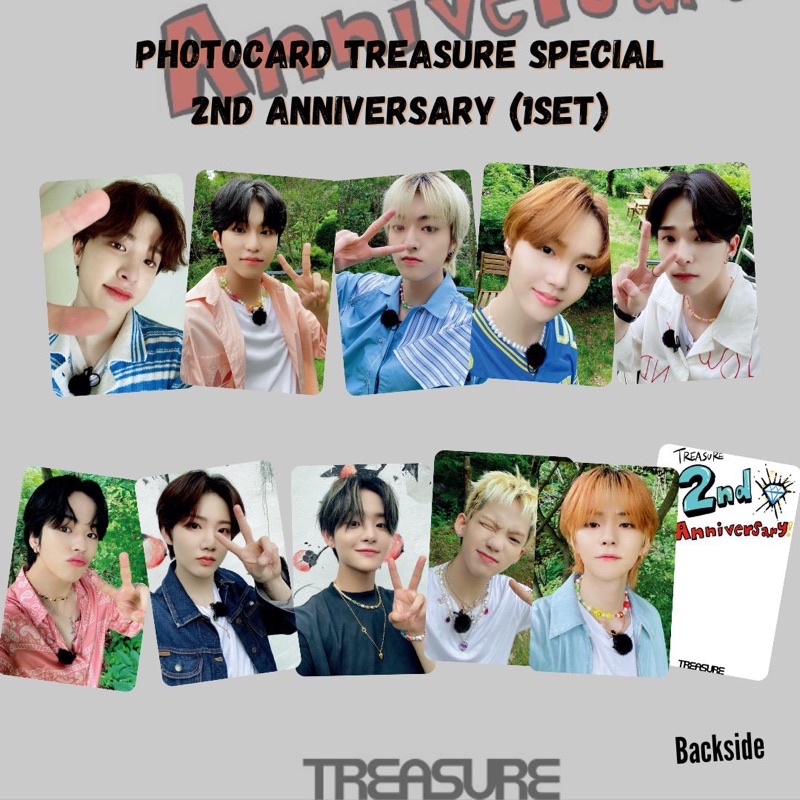 Jual PHOTOCARD TREASURE : SPECIAL 2nd ANNIVERSARY(1set) | Shopee Indonesia