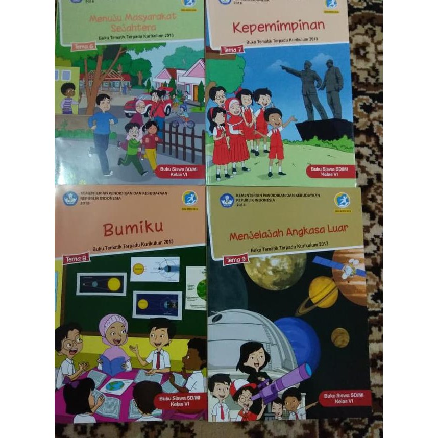 Jual Terbaik!!-938 PAKET BUKU TEMATIK KELAS 6 SD TEMA 6 SAMPAI TEMA 9 ...