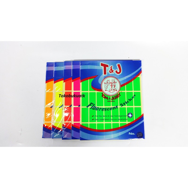 Jual Label Tom & Jerry No.108 Warna- Label Tom And Jerry No.108 Warna ...