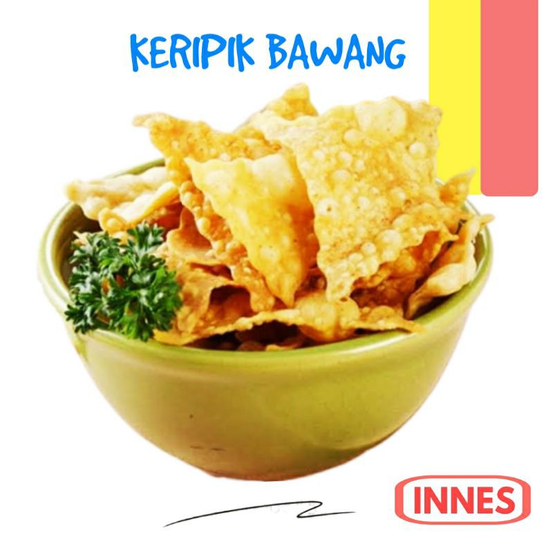 Jual Keripik Pangsit Bawang Kripik Pangsit Rasa Bawang Kulit