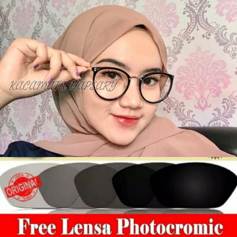 Jual Paket Frame Lensa Photocromic Kacamata Minus Kacamata Anti Radiasi 221 Shopee