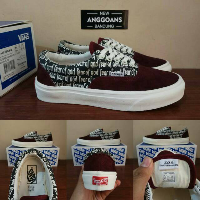 Vans fear outlet of god maroon