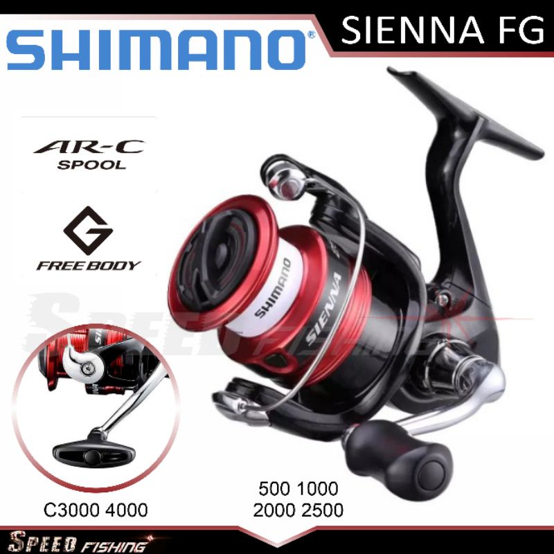 2019 Shimano SIENNA FG 500 1000 2000 2500 2500HG C3000