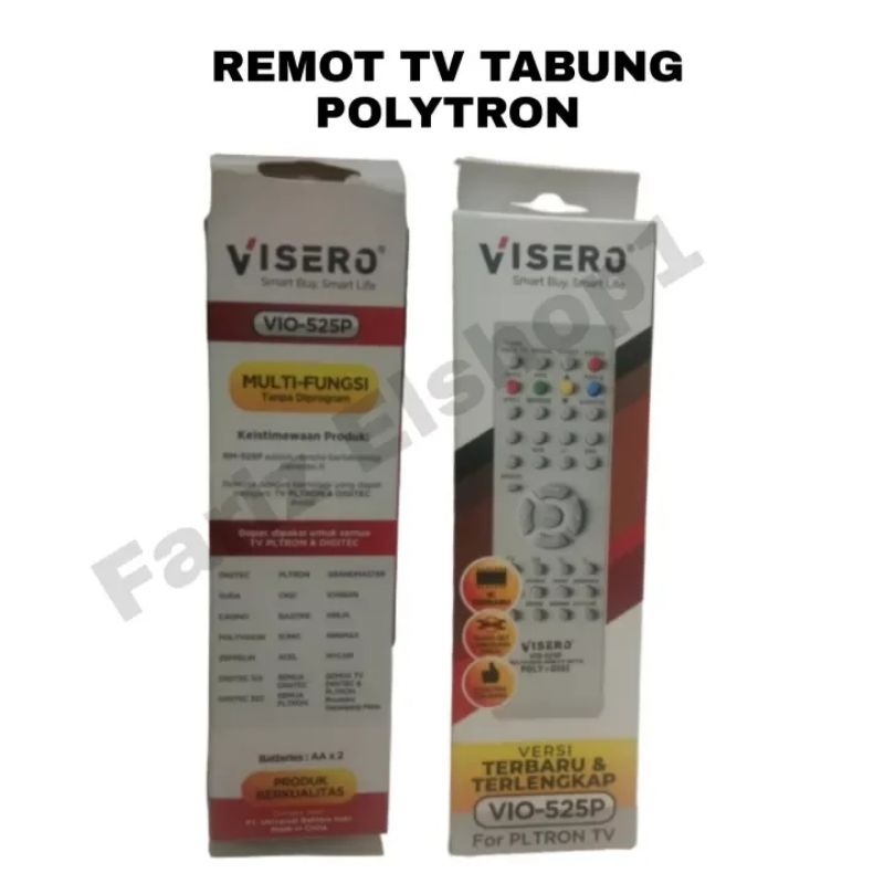 Jual REMOT TV TABUNG POLYTRON DIGITEC SUGA CASINO POLYVISION ZEPPELIN ...