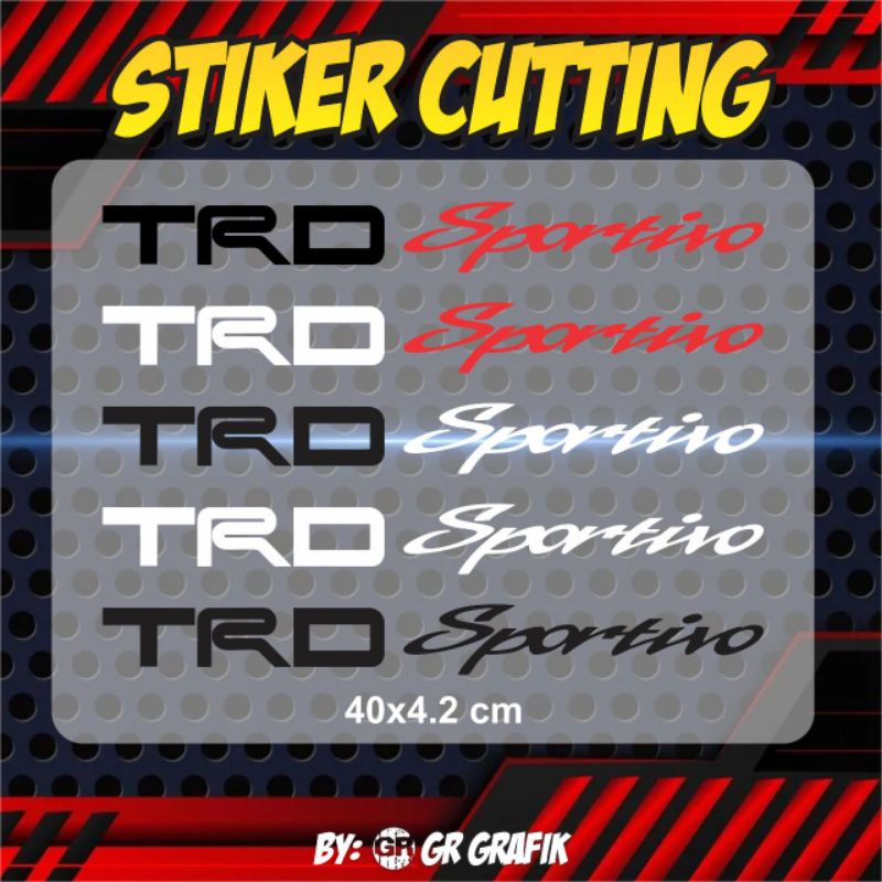 Jual Stiker Cutting Mobil Trd Sportivo Shopee Indonesia