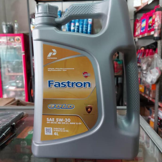 Jual pertamina fastron gold 5w-30 4 Liter . oli mobil . original ...