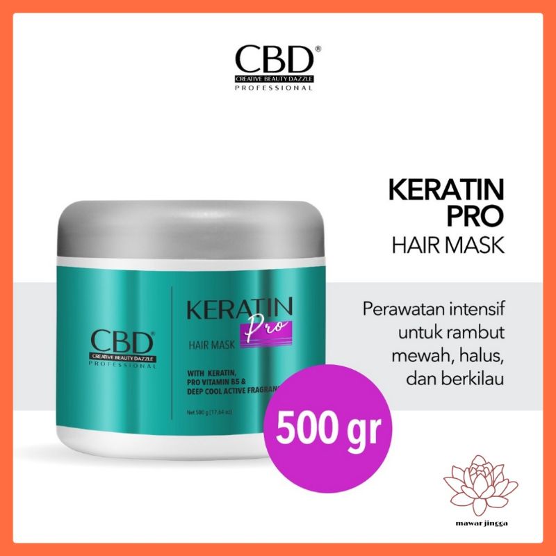 Jual CBD Professional Keratin Pro Daily Use Hair Mask (Masker Rambut ...
