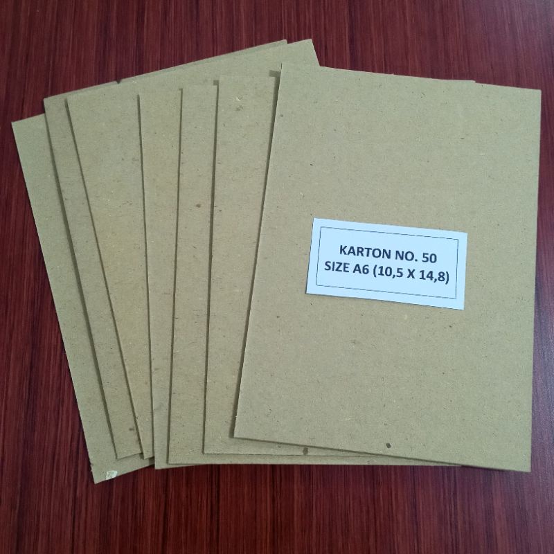 Jual kertas karton board hard paper A5 tebal 1.5 mm kuning coklat - Kota  Cimahi - Damai-tbk