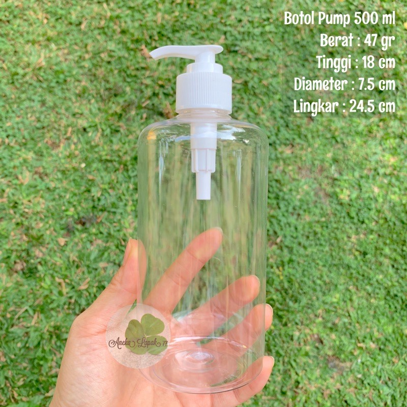 Jual Botol lotion pump 500 ml | Shopee Indonesia