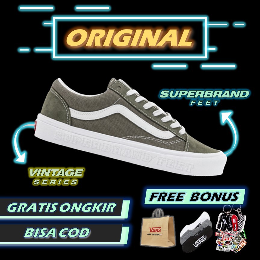 Jual Vans Style 36 Blanc De Blanc Grape Leaf Original Sepatu Vans