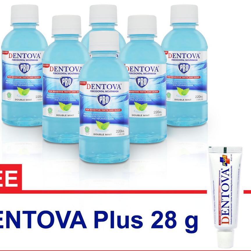 Jual SALE PROMO TERBARU!!! Mouthwash DENTOVA PRO Obat Kumur untuk Gigi