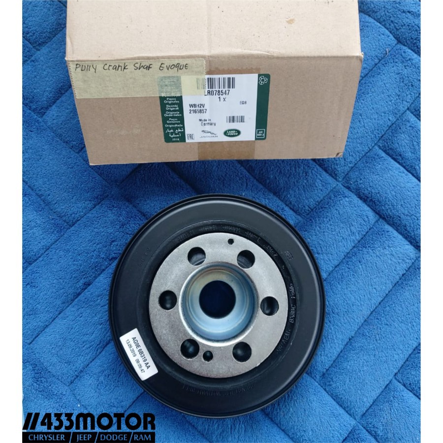 Jual Genuine Pulley Crankshaft Pully Dumper Range Rover Evoque Shopee