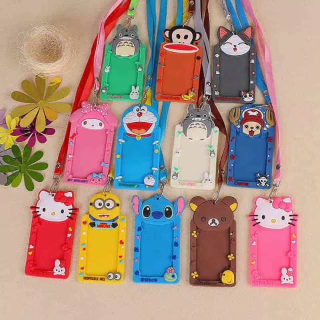 Jual Name Tag Holder Label Koper Nama tempat ID Card Silikon | Shopee ...