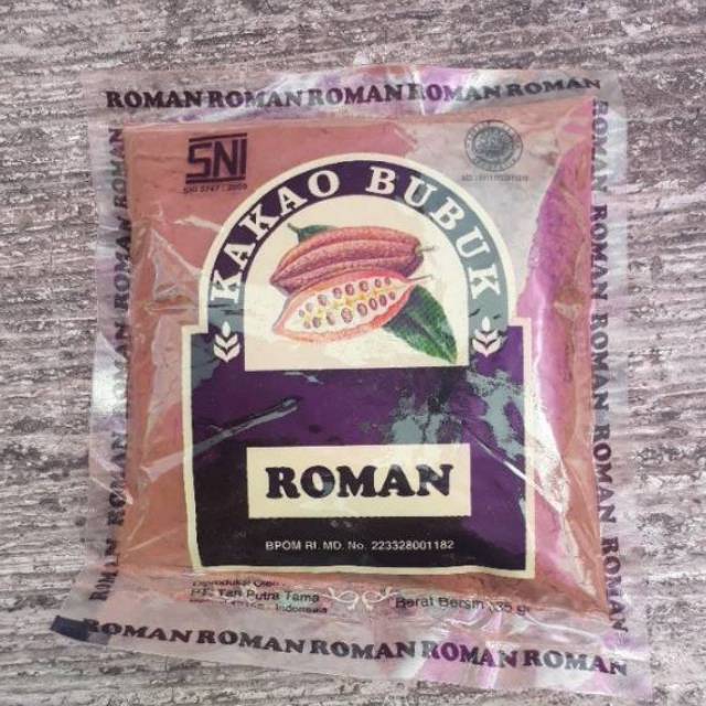 Jual Roman Kakao Bubuk 35gr Coklat Bubuk Roman Roman Coacoa Powder ...